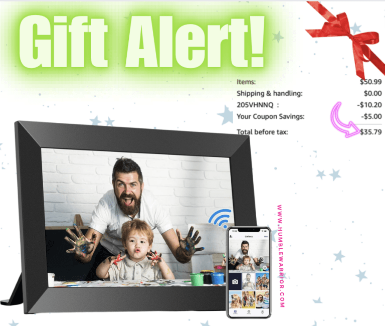 BIGASUO 10-Inch Wifi Digital Digital Picture Frame!